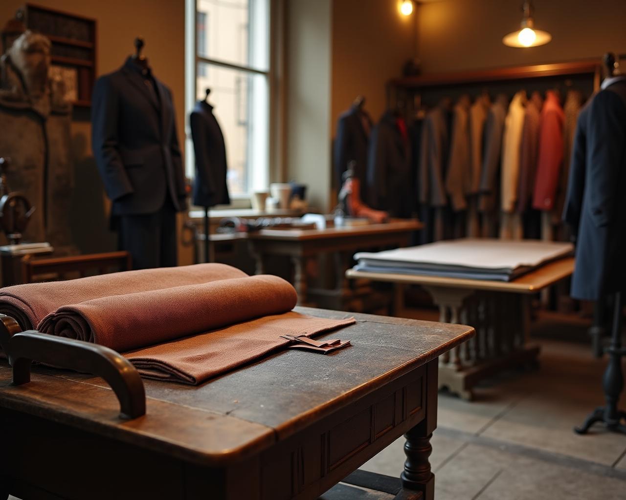 Sartoria artigianale Roma — tessuti pregiati su misura